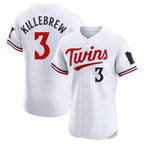 M.Twins #3 Harmon Killebrew Player White Home Limited Elite Fdoa Stitched Jerseys