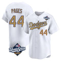 LA.Dodgers #44 Andy Pages Player Gold World Series Collection Limited Home Fdoa Stitched Jerseys