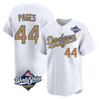 LA.Dodgers #44 Andy Pages Player Gold World Series Collection Limited Home Fdoa Stitched Jerseys