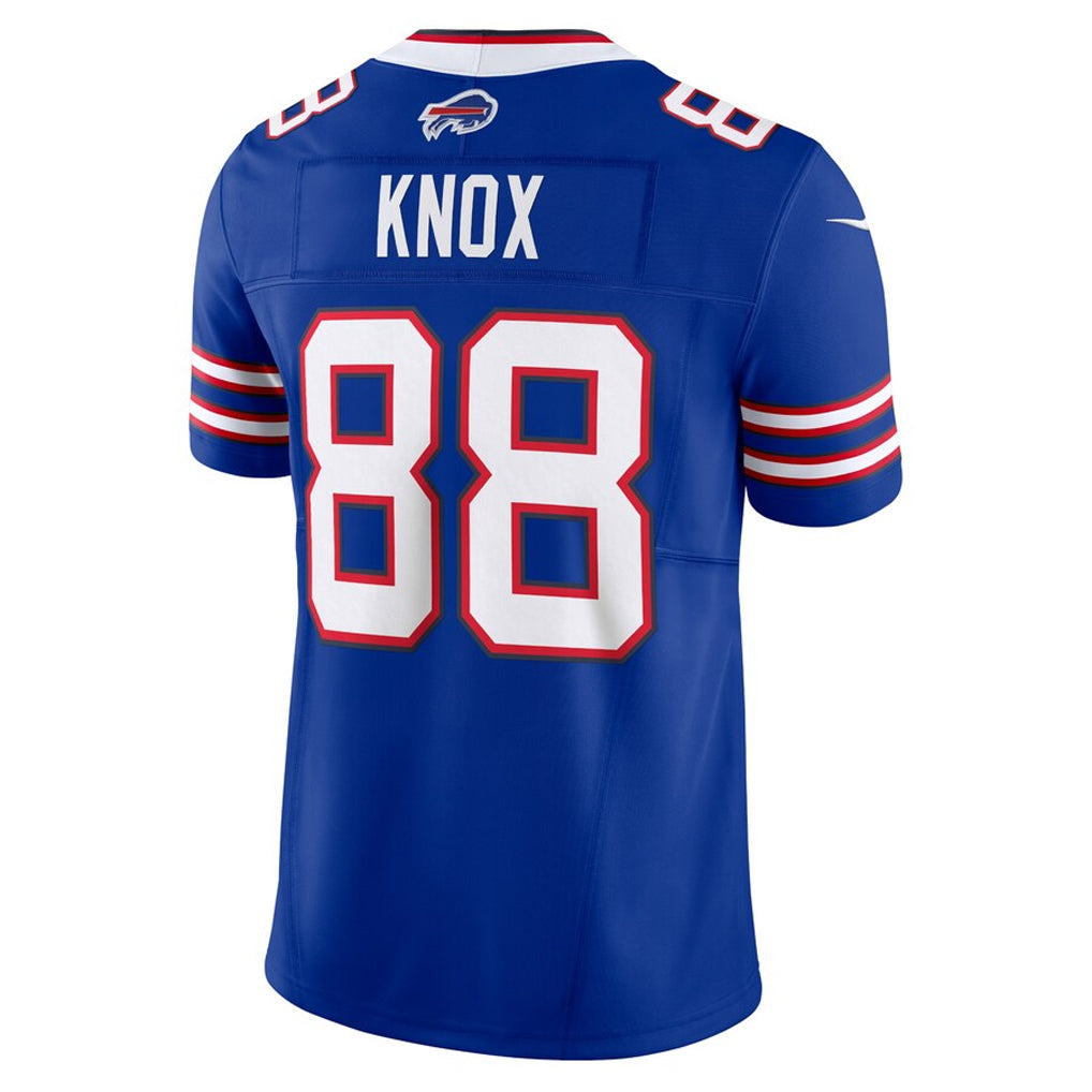 B.Bills #88 Dawson Knox Player Royal Vapor F.U.S.E. Limited Gdoa Stitched Jerseys