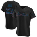 M.Marlins #26 Janson Junk Player Black Home Limited Elite Fdoa Stitched Jerseys
