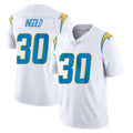 LA.Chargers #30 Alec Ingold Player White Limited Vapor Untouchable Home Game Gdoa Stitched Jerseys