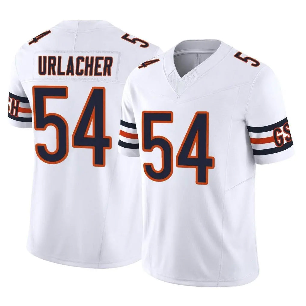 C.Bears #54 Brian Urlacher Player White Vapor F.U.S.E. Limited Home Game Gdoa Stitched Jerseys