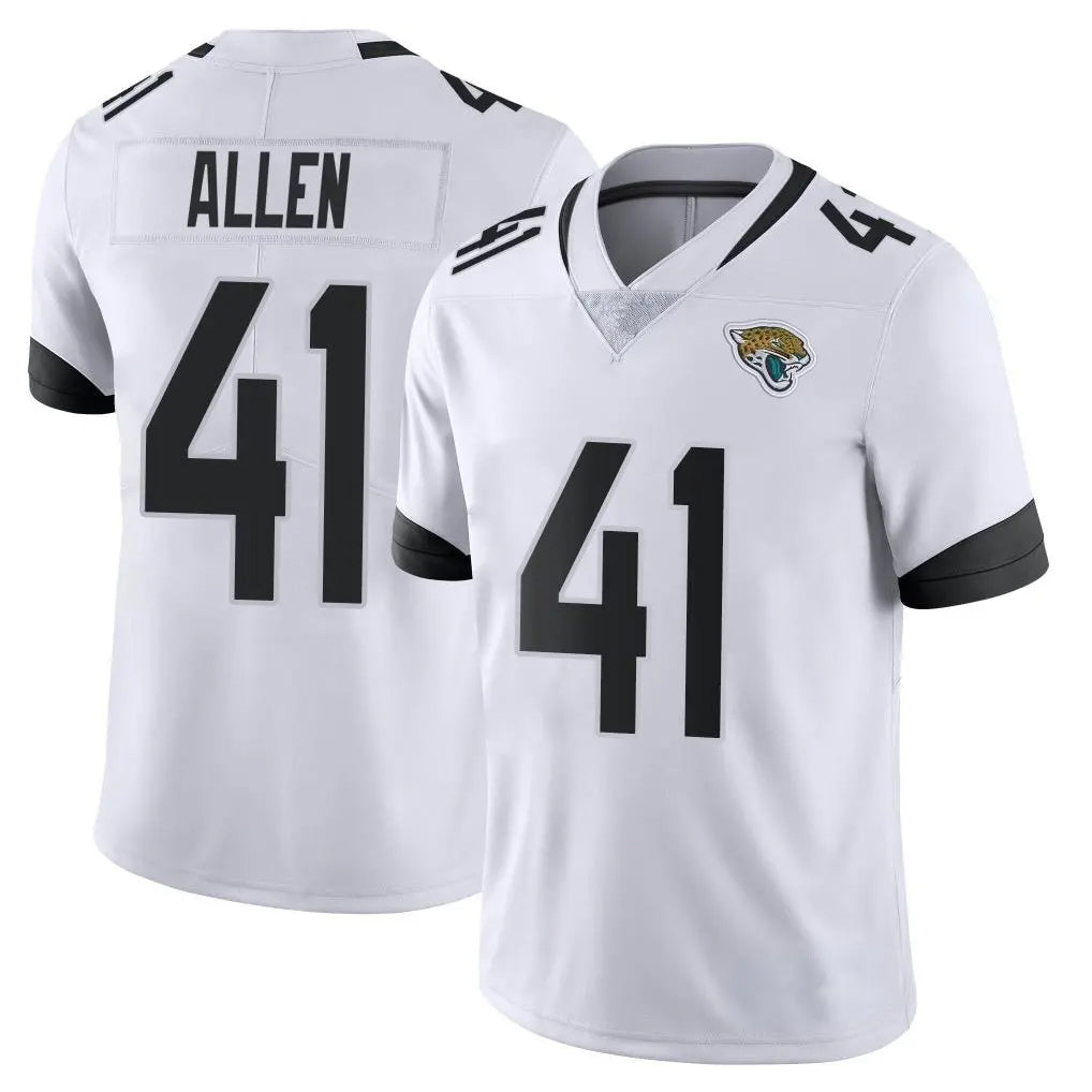 J.Jaguars #41 Josh Hines-Allen Player White Vapor Untouchable Limited Home Game Gdoa Stitched Jerseys