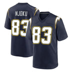 LA.Chargers #83 David Njoku Player Navy Alternate Home Game Stitched Jerseys