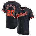 D.Tigers #20 Spencer Torkelson Player Navy Limited Elite Home Game Gdoa Stitched Jerseys