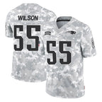 NE.Patriots #55 Jared Wilson Player Arctic Camo Salute To Service Limited Game Gdoa Stitched Jerseys