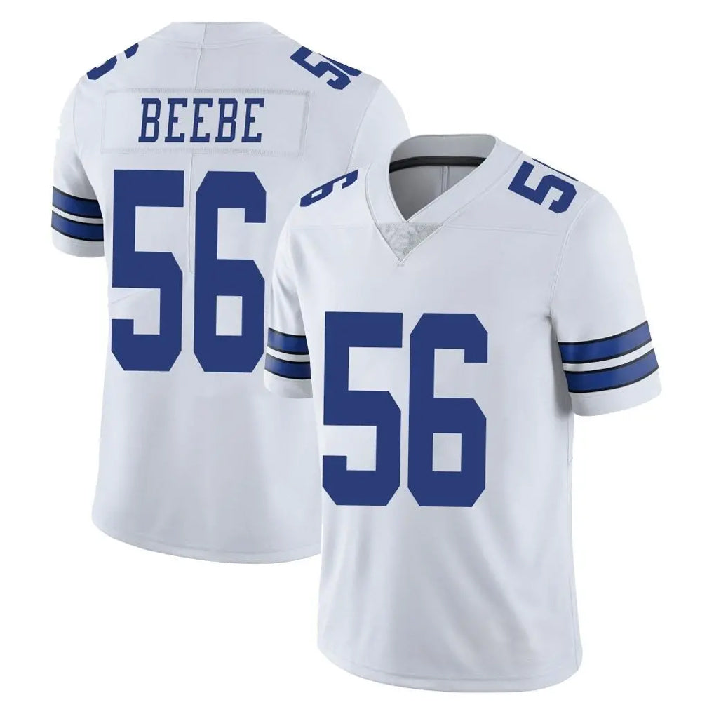 D.Cowboys #56 Cooper Beebe Player White Vapor Untouchable Limited Home Game Gdoa Stitched Jerseys
