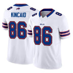 B.Bills #86 Dalton Kincaid Player White Vapor F.U.S.E. Limited Home Game Gdoa Stitched Jerseys