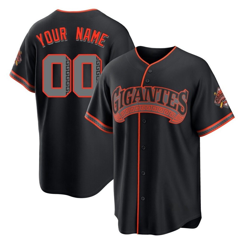 Custom SF.Giants Black Alternate Limited Home Game Any Name & Number Gdoa Stitched Jerseys