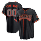 Custom SF.Giants Black Alternate Limited Home Game Any Name & Number Gdoa Stitched Jerseys