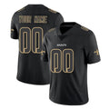 Custom NO.Saints Black Impact Limited Home Game Any Name & Numbers Gdoa Stitched Jerseys