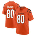 C.Bengals #80 Andrei Iosivas Player Orange Home Game Gdoa Stitched Jerseys