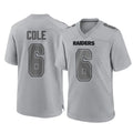 LV.Raiders #6 A.J. Cole Player Gray Atmosphere Fashion Limited Game Gdoa Stitched Jerseys
