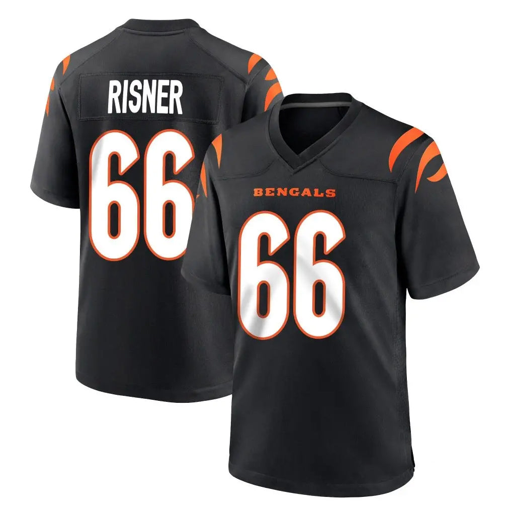 C.Bengals #66 Dalton Risner Player Black Home Game Gdoa Stitched Jerseys