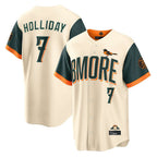 B.Orioles #7 Jackson Holliday Player Cream 2026 City Connect Home Game Gdoa Stitched Jerseys
