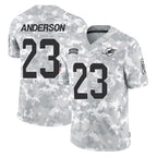 M.Dolphins #23 Zayne Anderson Player Arctic Camo Salute To Service Limited Game Gdoa Stitched Jerseys
