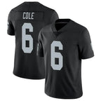 LV.Raiders #6 A.J. Cole Player Black Limited Vapor Untouchable Home Game Gdoa Stitched Jerseys