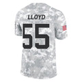 C.Panthers #55 Devin Lloyd Player Arctic Camo Salute to Service Limited Game Gdoa Stitched Jerseys