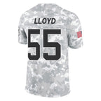 C.Panthers #55 Devin Lloyd Player Arctic Camo Salute to Service Limited Game Gdoa Stitched Jerseys