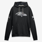 B.Ravens 2026 Black Logo Pullover Hoodies Limited Game Gdoa Stitched Jerseys