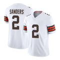 C.Browns #2 Shedeur Sanders Player White Vapor F.U.S.E. Limited Home Game Gdoa Stitched Jerseys