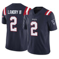 NE.Patriots #2 Harold Landry III Player Navy Limited Vapor F.U.S.E. Home Game Gdoa Stitched Jerseys