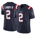 NE.Patriots #2 Harold Landry III Player Navy Limited Vapor F.U.S.E. Home Game Gdoa Stitched Jerseys