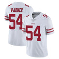 SF.49ers #54 Fred Warner Player White Limited Vapor Untouchable Home Game Gdoa Stitched Jerseys
