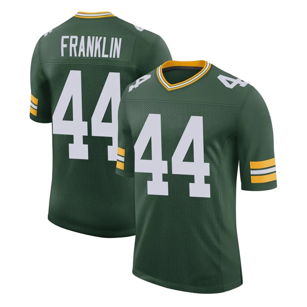 GB.Packers #44 Zaire Franklin Player Green Limited Classic Home Game Gdoa Stitched Jerseys