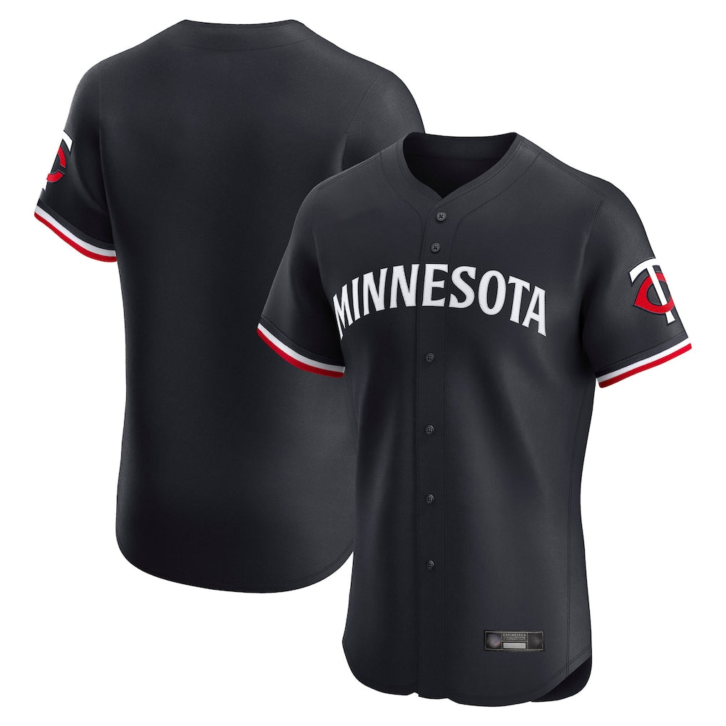 M.Twins ## Twins Blank Player Navy Home Limited Elite Fdoa Stitched Jerseys