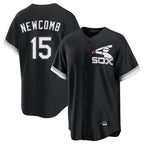 C.White Sox #15 Sean Newcomb Player Black Spring Training Game Gdoa Stitched Jerseys