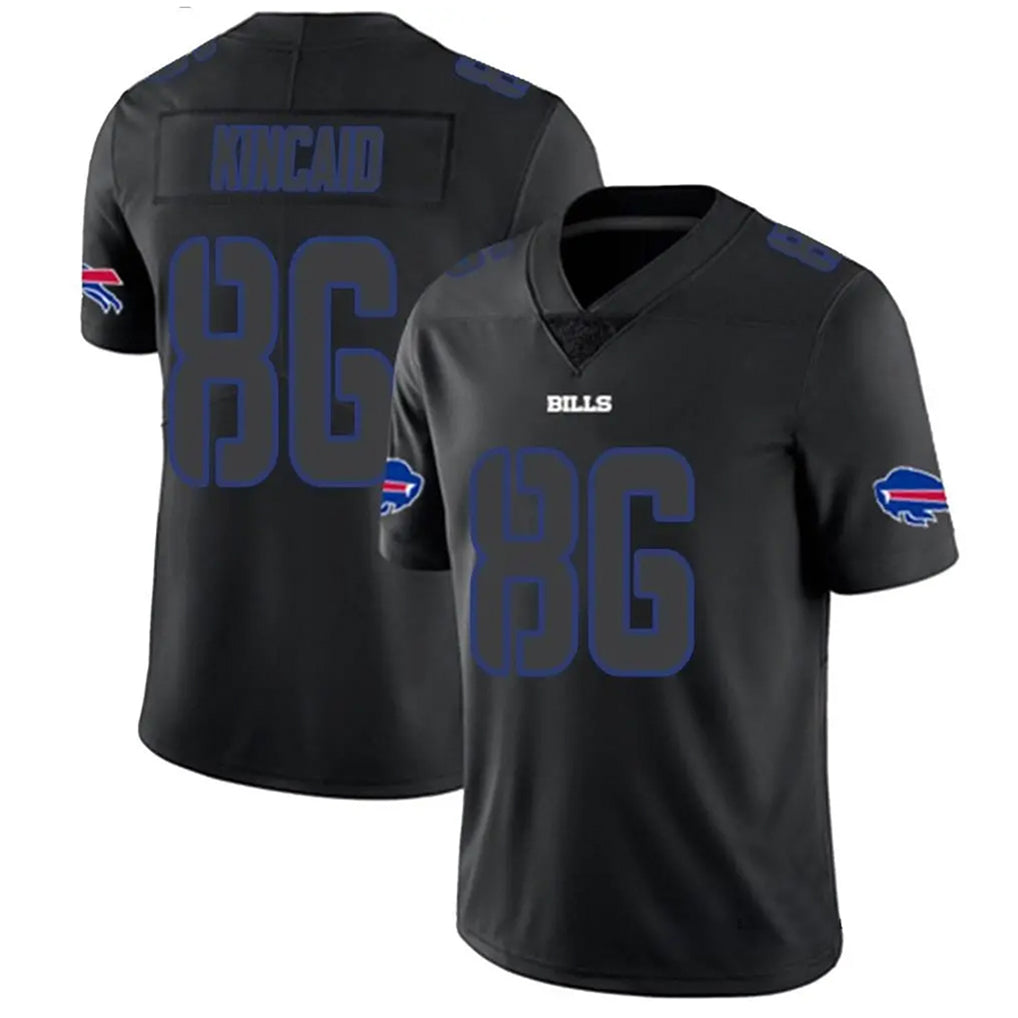 B.Bills #86 Dalton Kincaid Player Black Impact Limited Gdoa Stitched Jerseys
