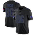 B.Bills #86 Dalton Kincaid Player Black Impact Limited Gdoa Stitched Jerseys