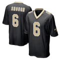 NO.Saints #6 Tyler Shough Player Black Home Game Gdoa Stitched Jerseys