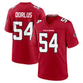 A.Falcons #54 Brandon Dorlus Player Red Team Color Home Game Gdoa Stitched Jerseys