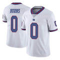 NY.Giants #0 Brian Burns Player White Color Rush Home Game Gdoa Stitched Jerseys