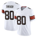 C.Browns #80 Jamari Thrash Player White Vapor F.U.S.E. Limited Home Game Gdoa Stitched Jerseys