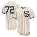 C.White Sox #72 Carlton Fisk Player Cream Field of Dreams Limited Elite Home Gdoa Stitched Jerseys