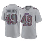NY.Giants #49 Tremaine Edmunds Player Gray Atmosphere Fashion Limited Game Gdoa Stitched Jerseys