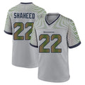 S.Seahawks #22 Rashid Shaheed Player Grey 2025 Rivalries Collection Home Game Gdoa Stitched Jerseys