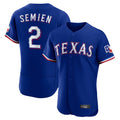 T.Rangers #2 Marcus Semien Player Royal Elite Home Limited Fdoa Stitched Jerseys