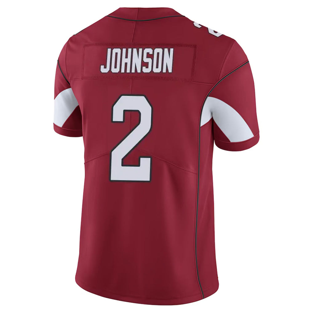 A.Cardinals #2 Will Johnson Player Cardinal Vapor Limited Home Game  Gdoa Stitched Jerseys