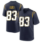 LA.Chargers #83 David Njoku Player Navy Home Game Stitched Jerseys