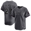NY.Mets #27 Mark Vientos Player Gray City Connect Limited Fdoa Stitched Jerseys