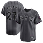 NY.Mets #27 Mark Vientos Player Gray City Connect Limited Fdoa Stitched Jerseys