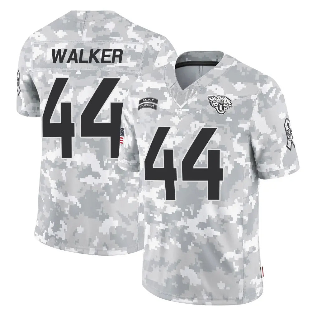 J.Jaguars #44 Travon Walker Player Arctic Camo Salute To Service Limited Game Gdoa Stitched Jerseys