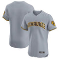 M.Brewers ## Brewers Blank Player Gray Home Limited Elite Fdoa Stitched Jerseys