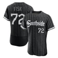 C.White Sox #72 Carlton Fisk Player Black City Connect Limited Elite Home Gdoa Stitched Jerseys