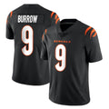 C.Bengals #9 Joe Burrow Player Black Vapor Untouchable Limited Home Game Gdoa Stitched Jerseys